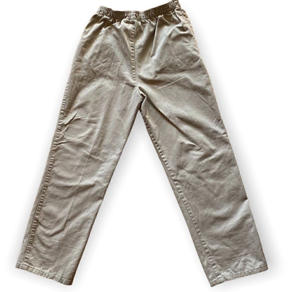 Rugged Bear Tan Pull Up Elastic Waistband Pants SZ 16